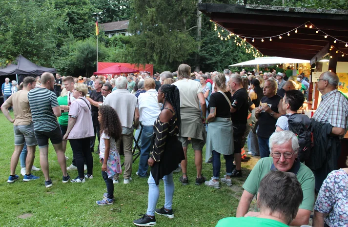 Publikum beim 1. „Rock am Teich“