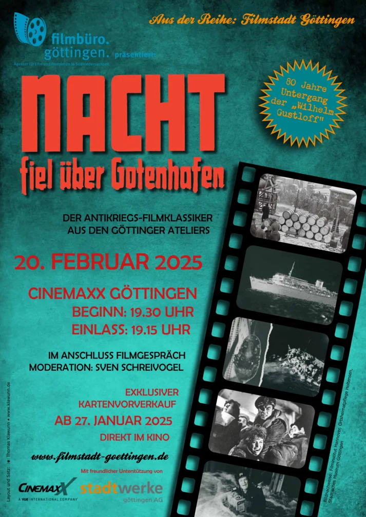 Filmplakat "Nacht fiel über Gotenhafen"