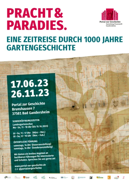 Plakat zur Ausstellung Pracht & Paradies