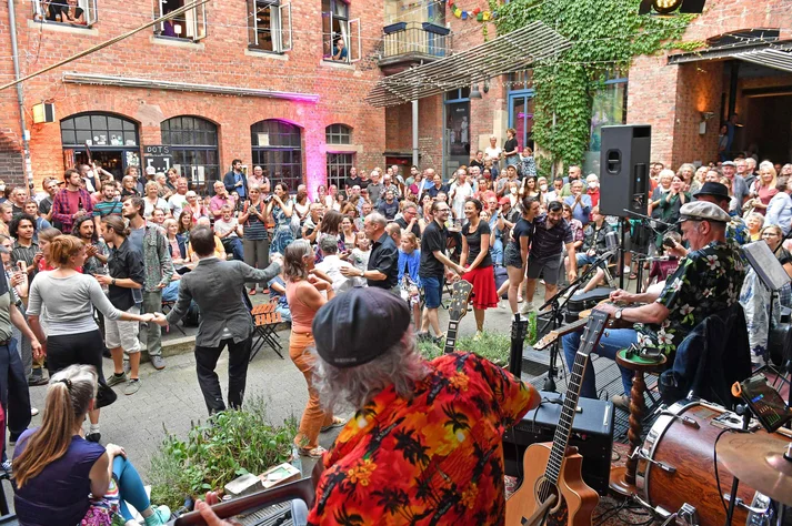 Musik und Kultur auch in den Hinterhöfen der Innenstadt