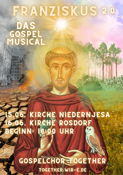 Plakat Franziskus 2.0 Das Gospelmusical