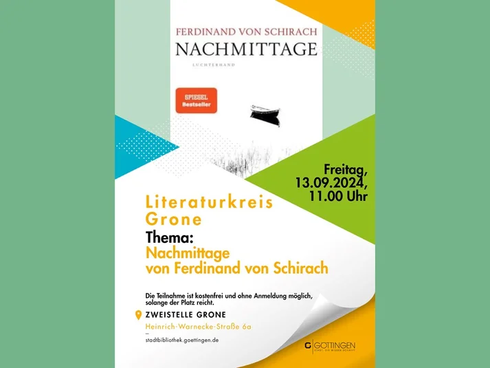 Buchcover "Nachmittage"