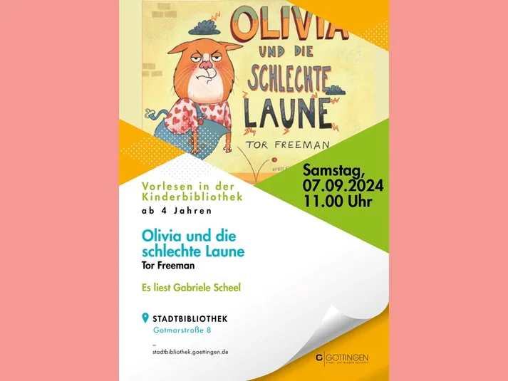 Plakat "Olivia und die schlechte Laune"