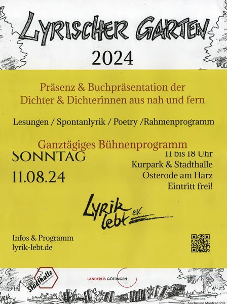 Plakat Lyrischer Garten 2024