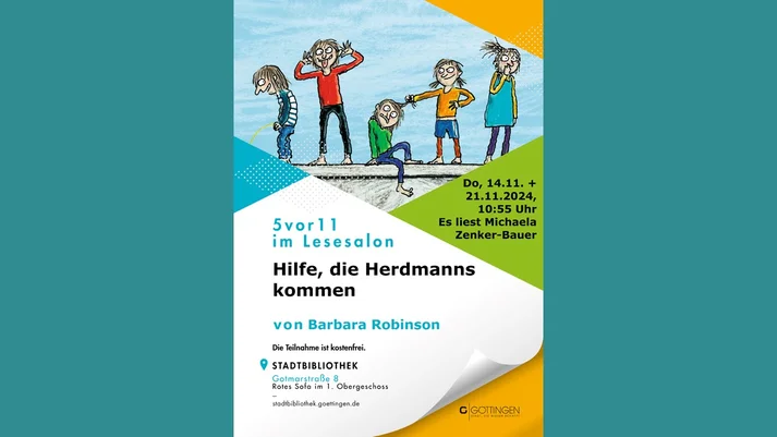 Plakat Hilfe, die Herdmanns kommen