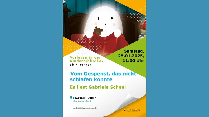 Plakat vom gespenst das nicht schlafen konnte