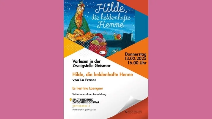 Plakat Hilde, die heldenhafte Henne