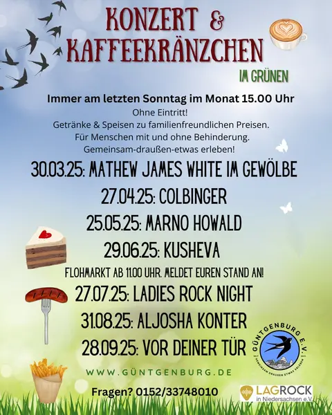 Flyer mit Veranstaltungsterminen