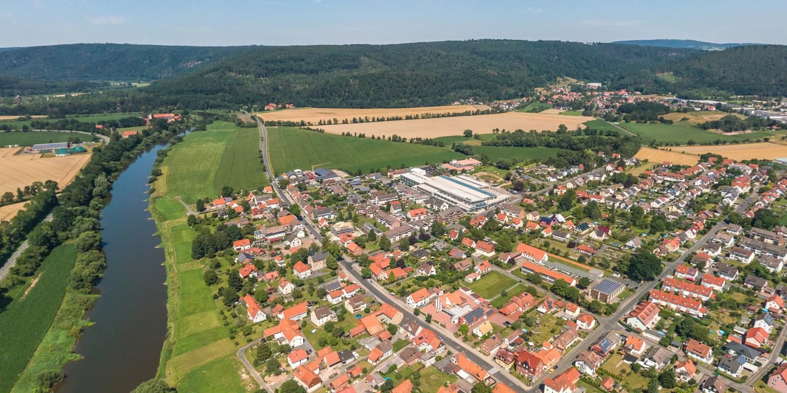 Luftbild von Gimte, Hann. Münden