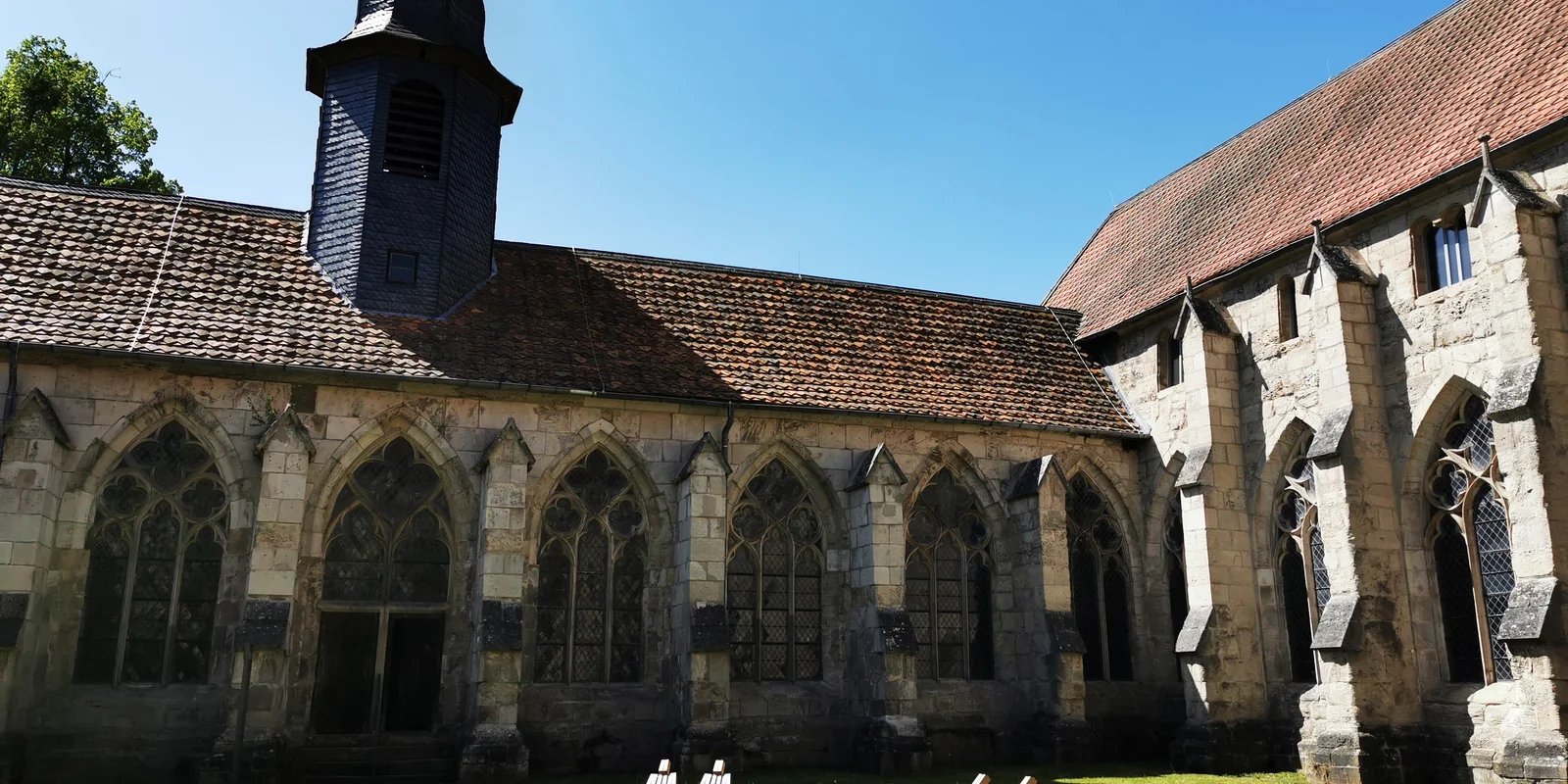 Kreuzgarten im Kloster Walkenried