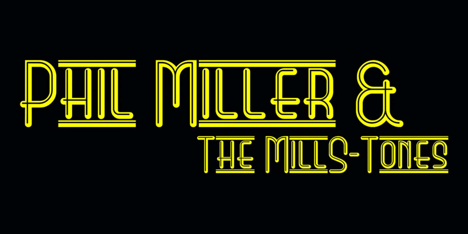 Logo "Phil Miller & The Mills-Tones"