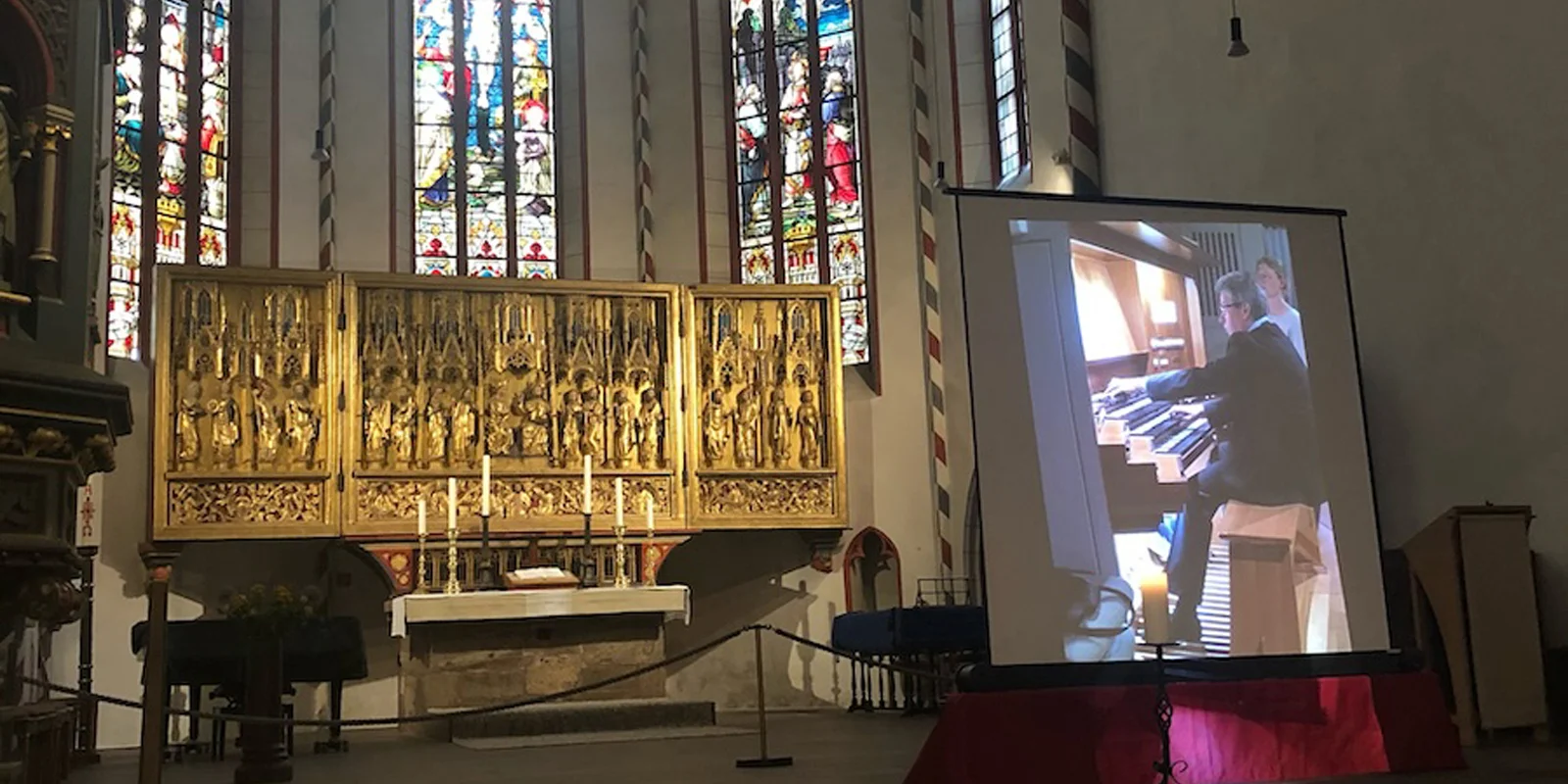 Orgelkonzert mit Video-Übertragung in St. Jacobi