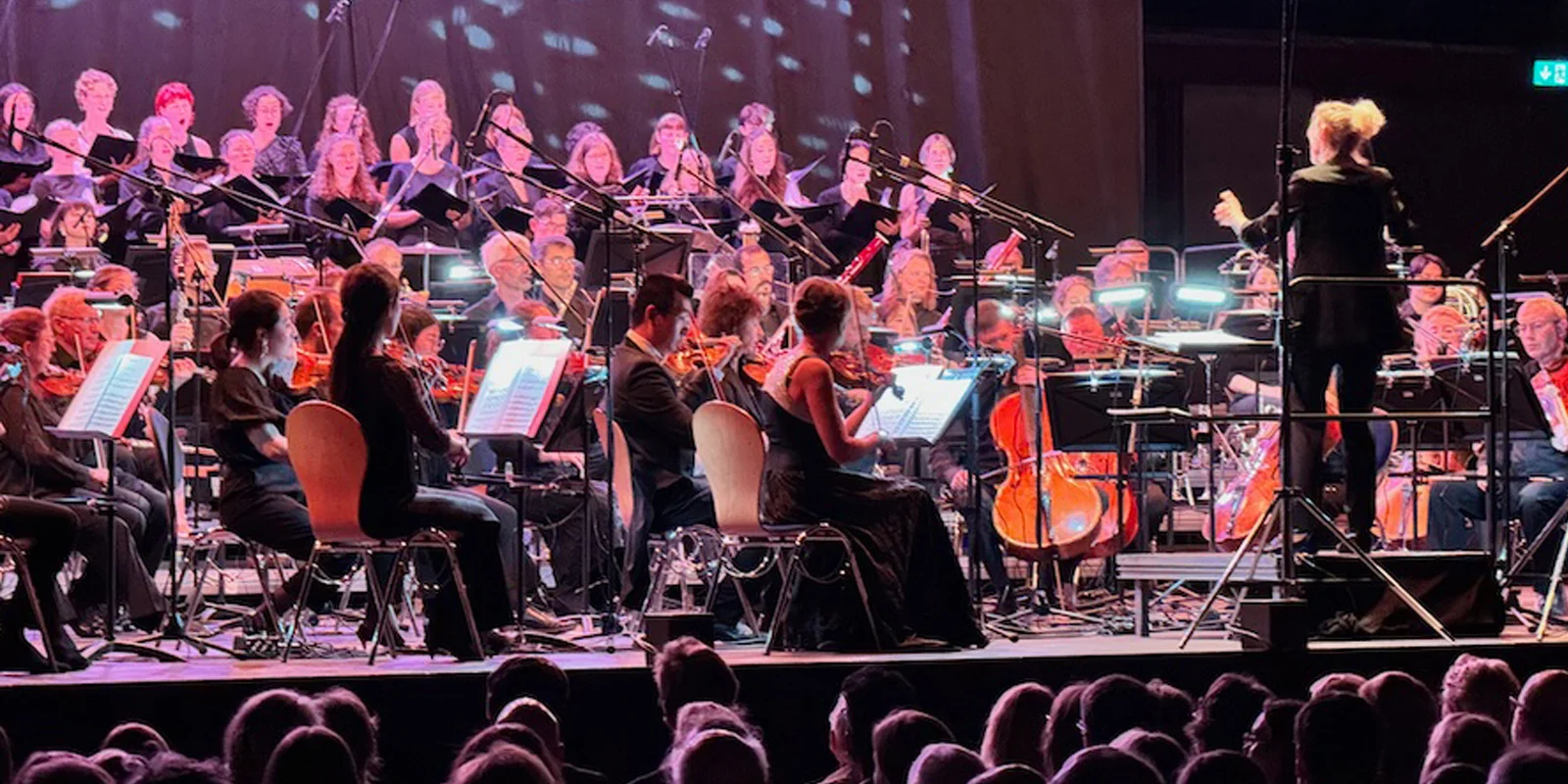 Friederike Scheunchen, der Göttinger Universitätschor und das Göttinger Symphonieorchester