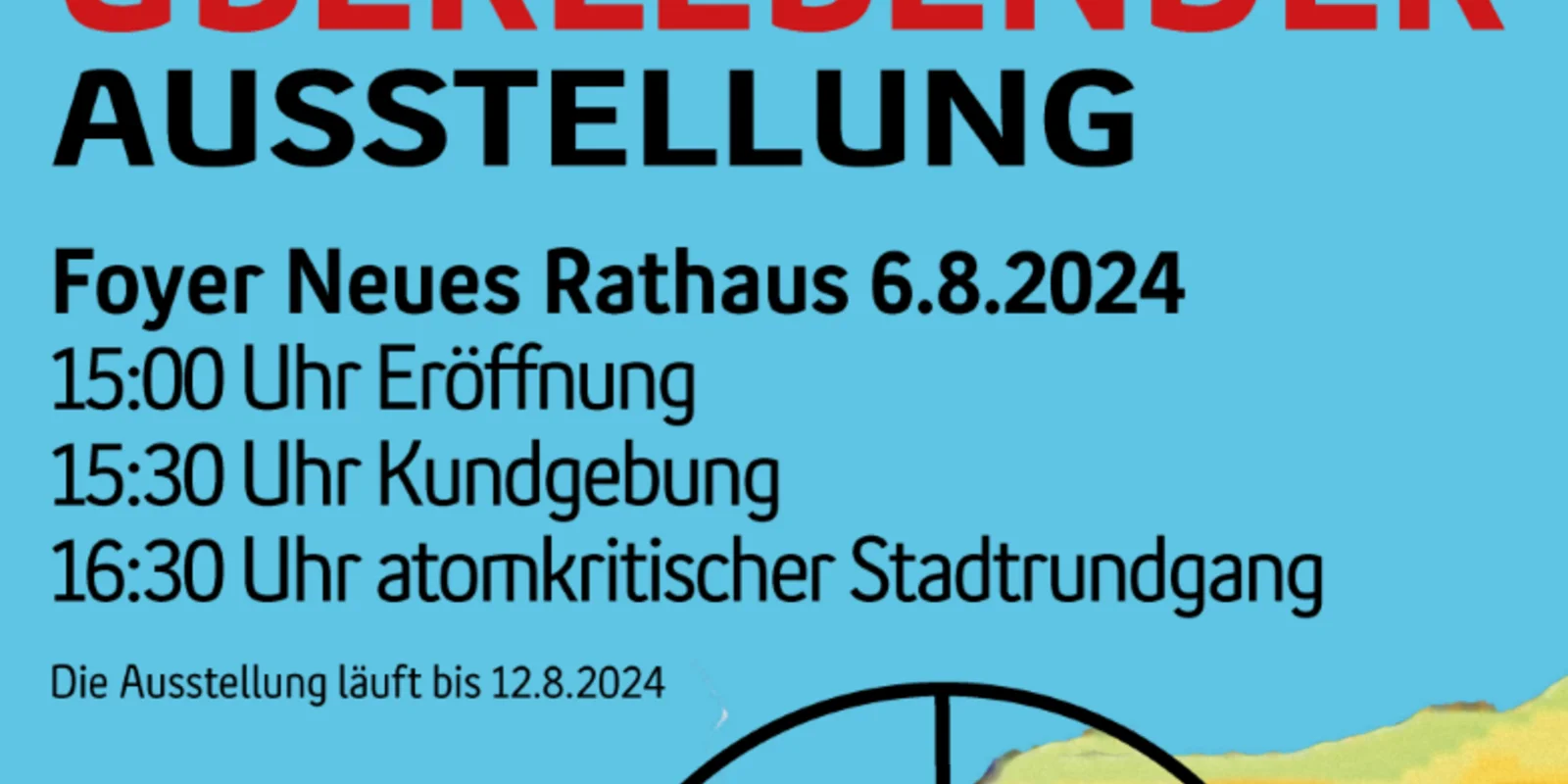 Plakat Ausstellung Nachbilder Überlebender