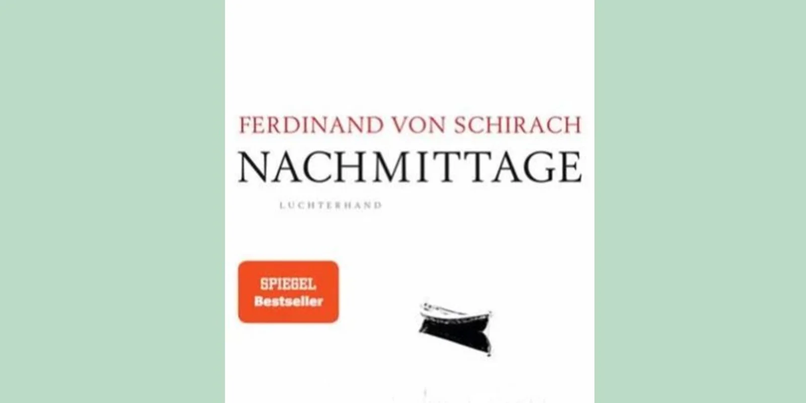 Buchcover "Nachmittage"