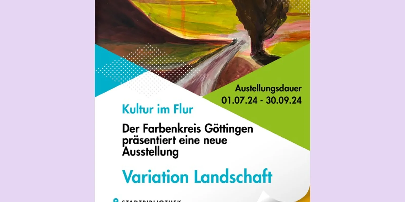 Plakat "Kultur im Flur"