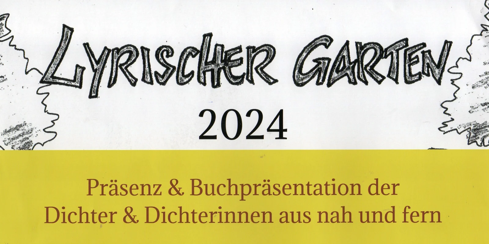 Plakat Lyrischer Garten 2024