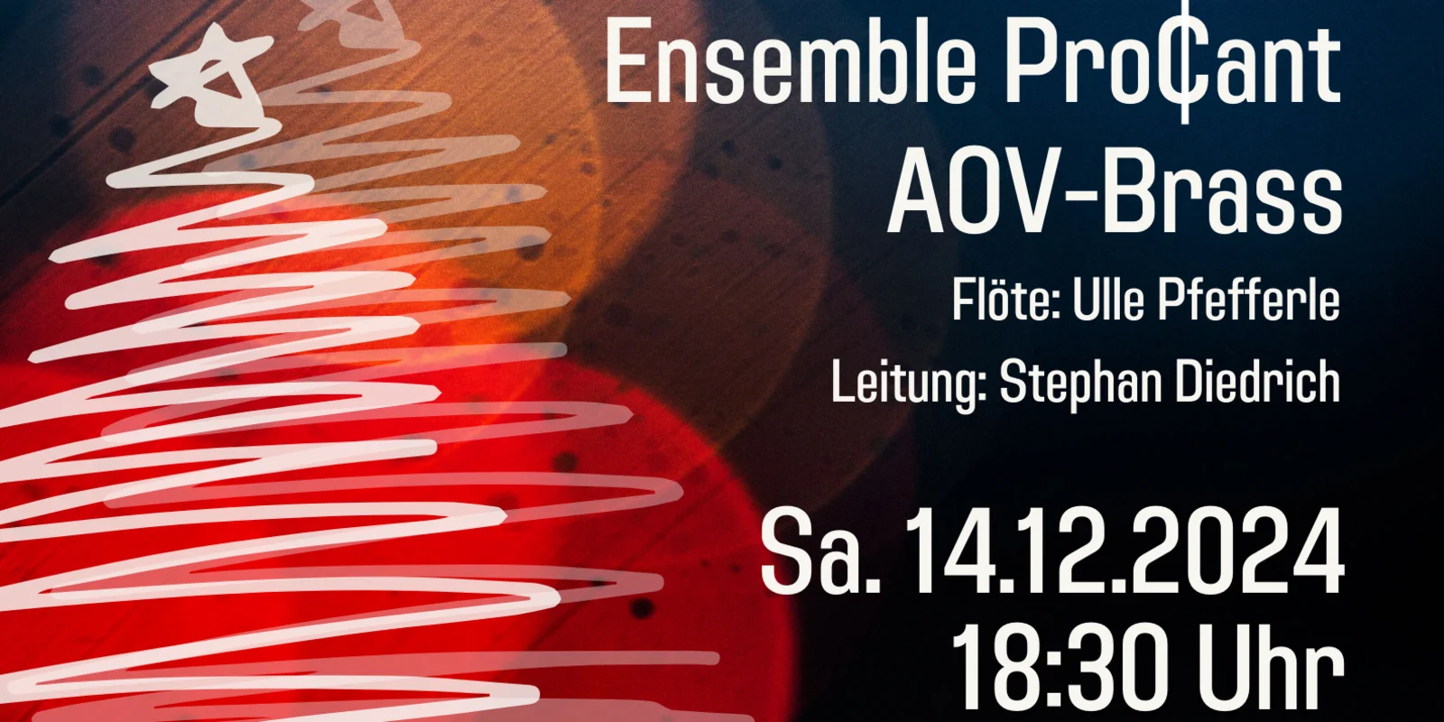 Plakat Musik im Advent Ensemble ProCant