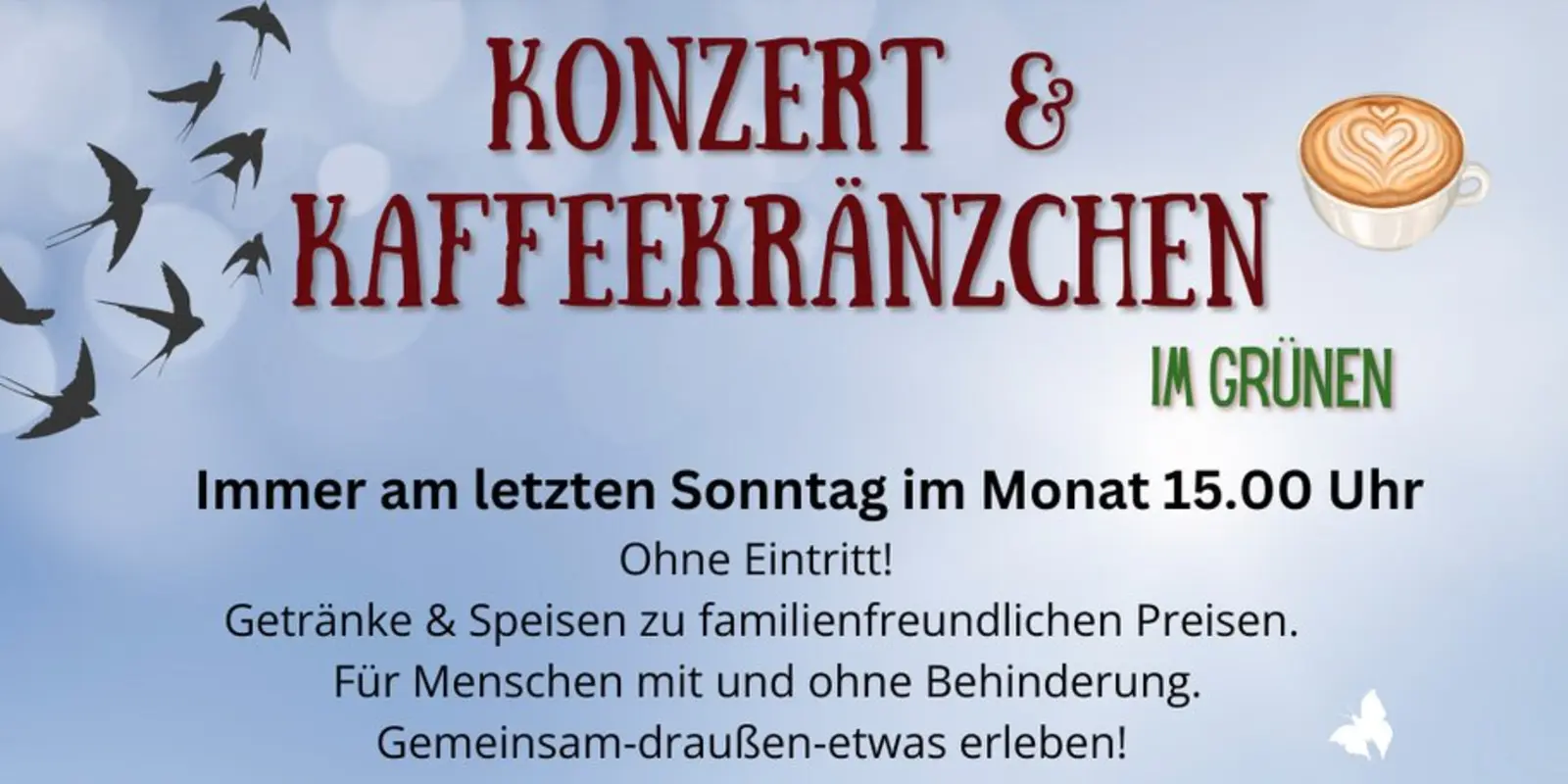 Flyer mit Veranstaltungsterminen