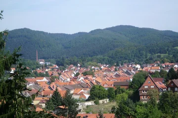 Blick auf Herzberg am Harz