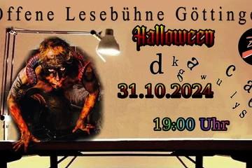 Offene Lesebühne Göttingen Halloween 2024