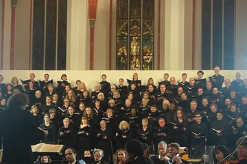 Die Göttinger Stadtkantorei mit dem Göttinger Symphonieorchester unter der Leitung von Bernd Eberhardt in der St. Johanniskirche