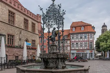 Gänselisel-Brunnen auf dem Marktplatz