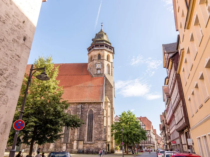 Blick auf die St. Blasius Kirche, Hann. Münden