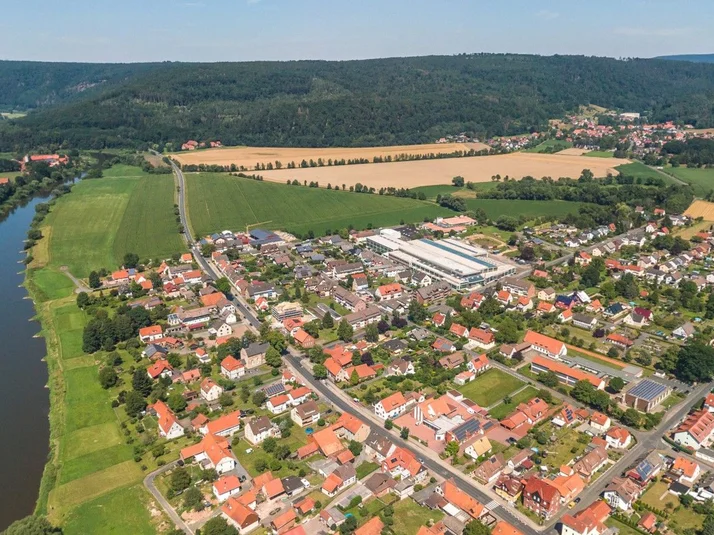 Luftbild von Gimte, Hann. Münden