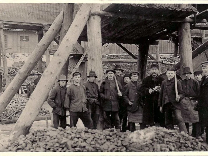 Historische Bildaufnahme am Rammelsberg © Sammlung Weltkulturerbe Rammelsberg