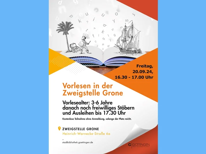 Plakat Zweigstelle Grone