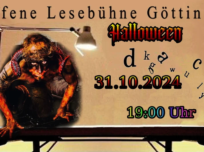 Offene Lesebühne Göttingen Halloween 2024