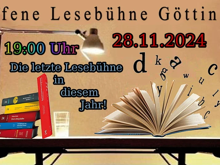 Offene Lesebühne Göttingen am 28.11.2024 im Zak