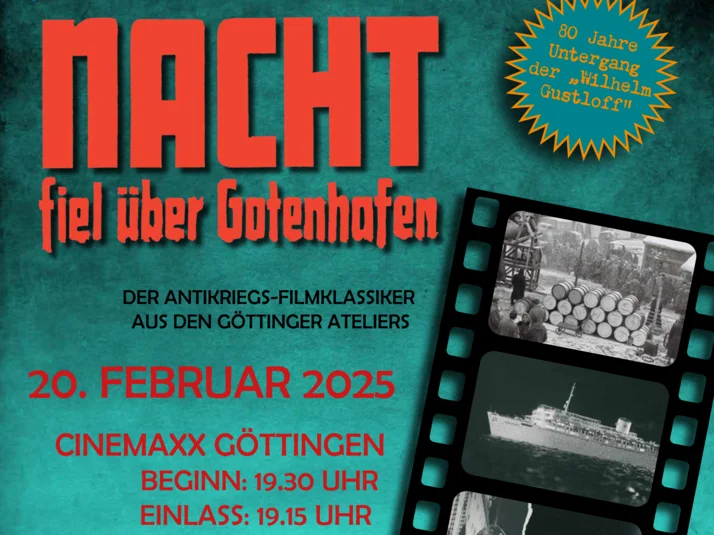 Filmplakat "Nacht fiel über Gotenhafen"